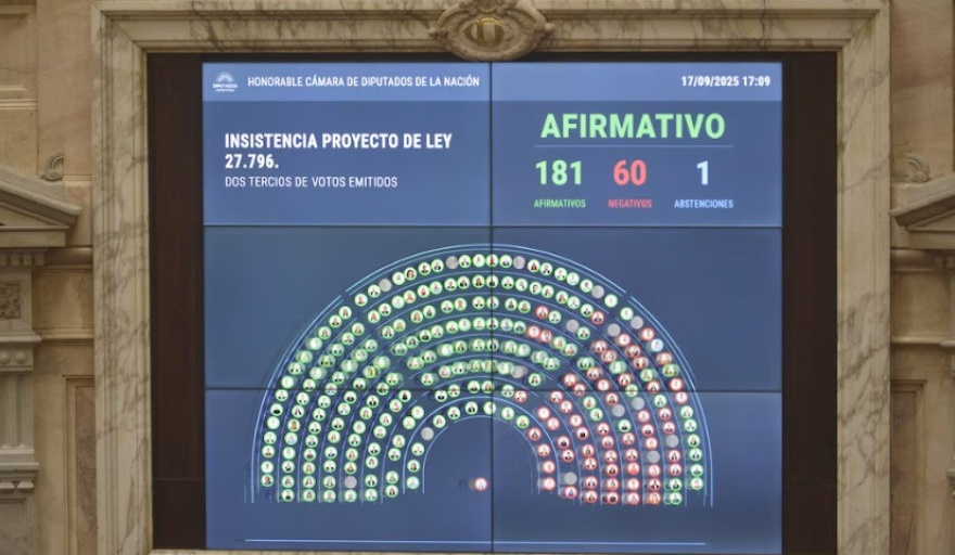 Contundente rechazo a los vetos de Milei: Diputados ratificó el financiamiento del Garrahan y las universidades